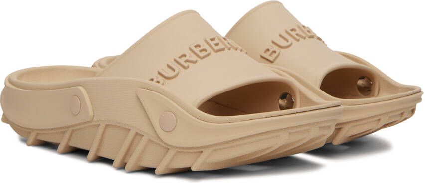 Burberry Beige Sculptural Sandals