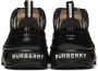 Burberry Black & Red Arthur Sneakers - Thumbnail 2