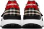 Burberry Black & White Check Sneakers - Thumbnail 2