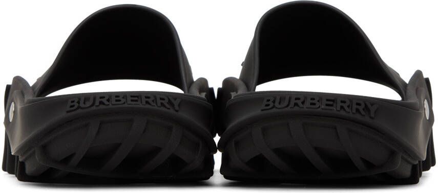 Burberry Black Bucklow Sandals