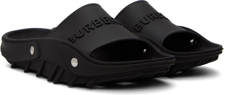 Burberry Black Bucklow Sandals