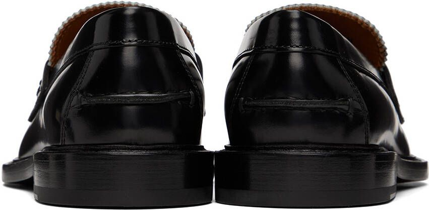 Burberry Black Croftwood Penny Loafers