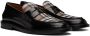 Burberry Black Croftwood Penny Loafers - Thumbnail 4