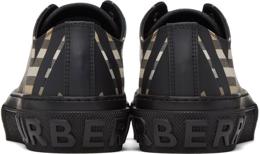 Burberry Black Embossed Sneakers