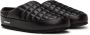 Burberry Black Leather Quilted Slippers - Thumbnail 4