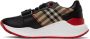 Burberry Black Leather Vintage Check Sneakers - Thumbnail 3