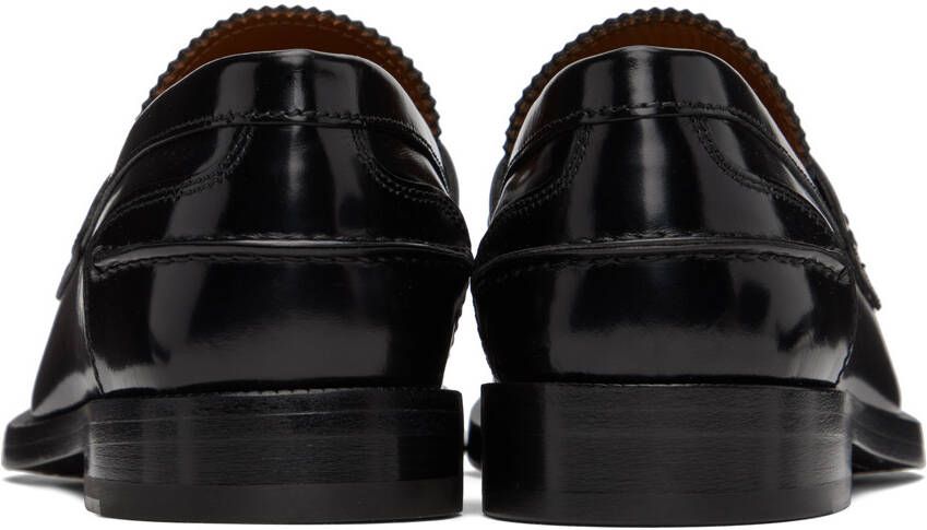 Burberry Black Motif Loafers