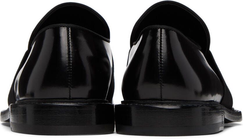 Burberry Black Ribbon Detail Loafers