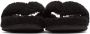 Burberry Black Shearling Furnival Sandals - Thumbnail 2