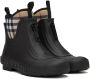 Burberry Black Vintage Check Boots - Thumbnail 4