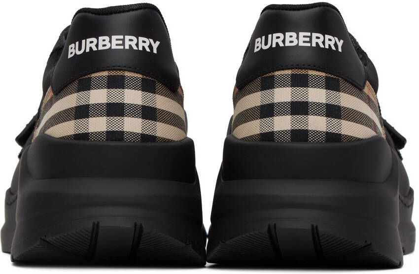 Burberry Black Vintage Check Sneakers