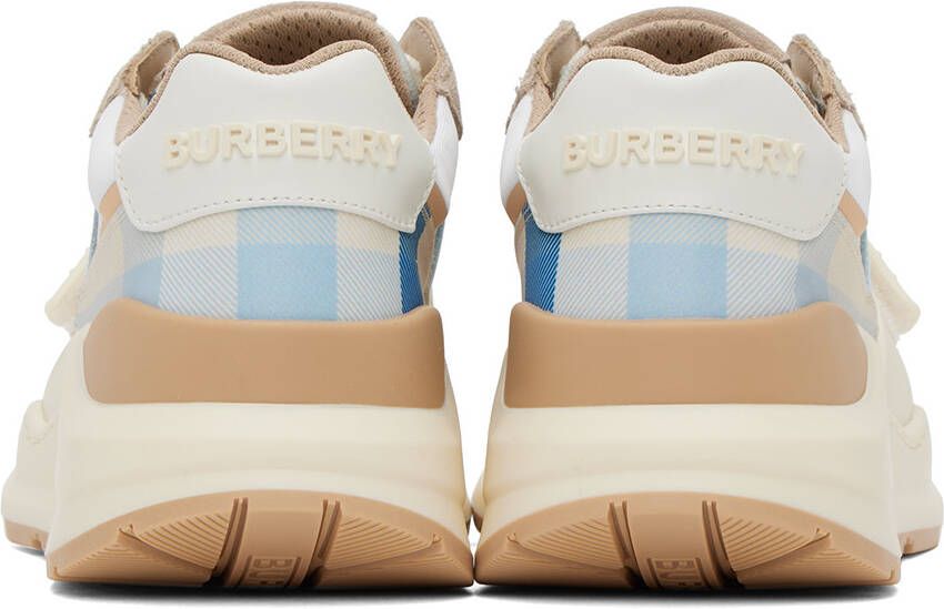 Burberry Blue Check Sneakers