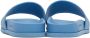 Burberry Blue Sharkfin Slide Sandals - Thumbnail 2