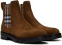 Burberry Brown Allostock Ankle Boots - Thumbnail 4