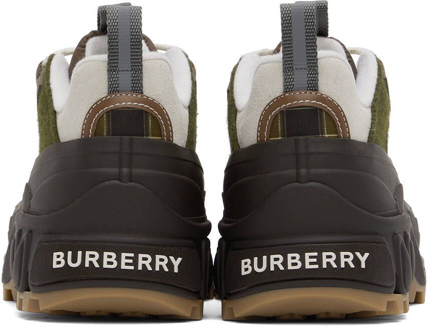 Burberry Brown Arthur Low-Top Sneakers
