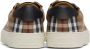 Burberry Brown Check Canvas & Calfskin Sneakers - Thumbnail 4