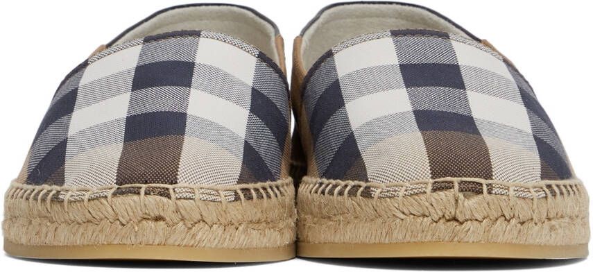 Burberry Brown Check Espadrilles