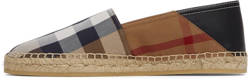 Burberry Brown Check Espadrilles