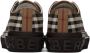 Burberry Brown Check Sneakers - Thumbnail 2