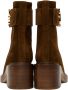 Burberry Brown Monogram Ankle Boots - Thumbnail 2