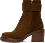 Burberry Brown Monogram Ankle Boots - Thumbnail 3