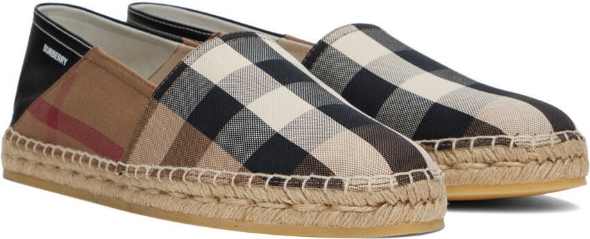 Burberry Brown Vintage Check Espadrilles