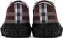 Burberry Burgundy Check Sneakers - Thumbnail 2