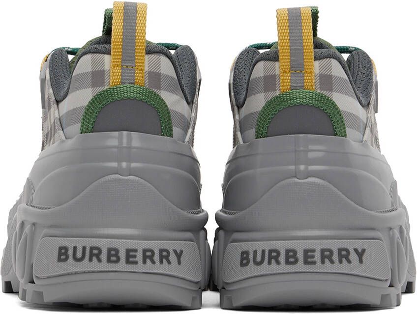 Burberry Grey Arthur Low-Top Sneakers