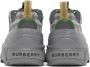Burberry Grey Arthur Low-Top Sneakers - Thumbnail 2