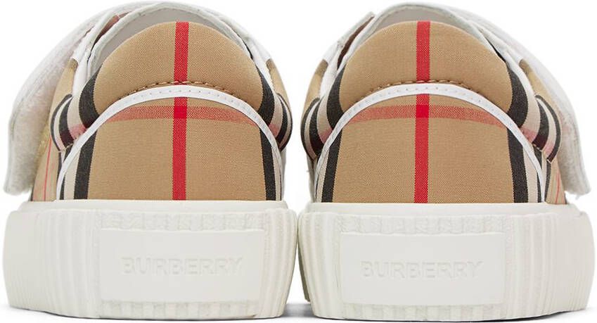 Burberry Kids Beige Mark Sneakers