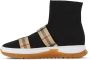 Burberry Kids Buckled Strap Union Sock Sneakers - Thumbnail 3