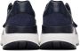 Burberry Navy Check Sneakers - Thumbnail 2