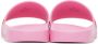 Burberry Pink Furley Slides - Thumbnail 4