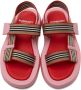 Burberry Pink Icon Stripe Sandals - Thumbnail 5