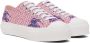 Burberry Pink Lace-Up Sneakers - Thumbnail 4