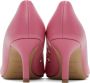 Burberry Pink Leather Heels - Thumbnail 2