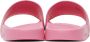 Burberry Pink Monogram Furley Slides - Thumbnail 4