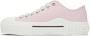 Burberry Pink Organic Cotton Low-Top Sneakers - Thumbnail 3