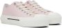 Burberry Pink Organic Cotton Low-Top Sneakers - Thumbnail 4