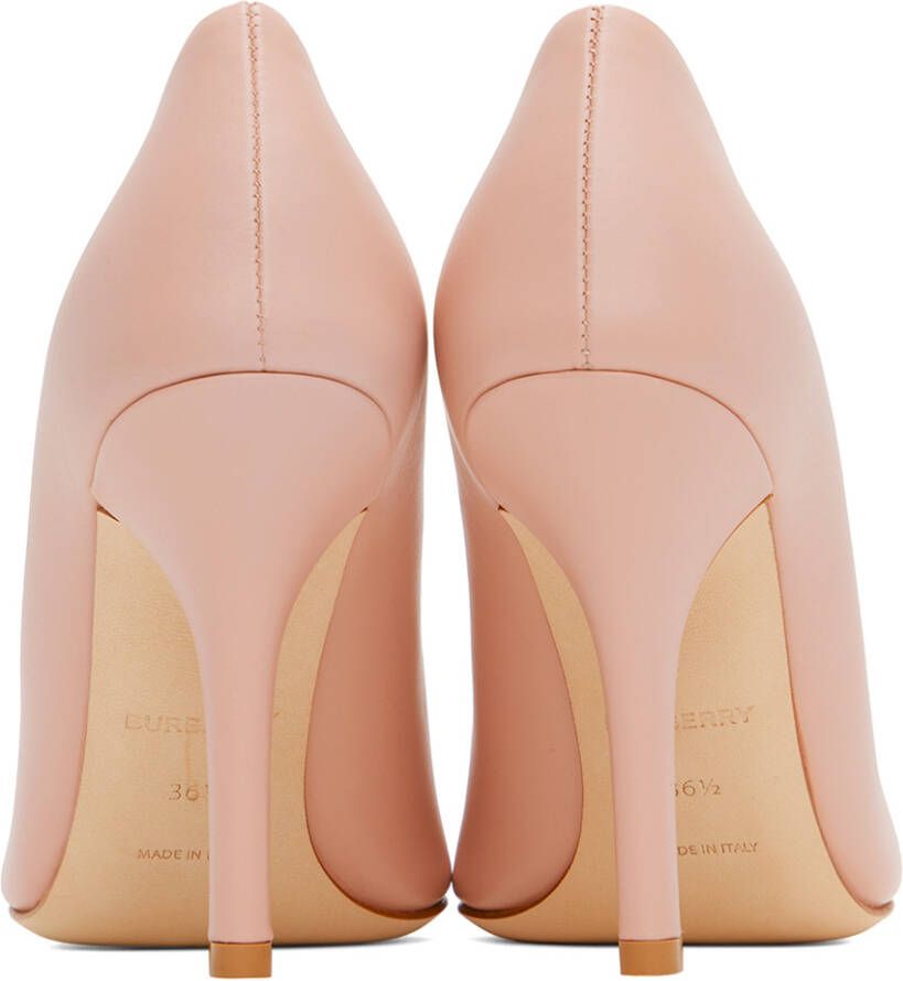 Burberry Pink Point-Toe Heels