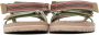 Burberry SSENSE Exclusive Pink & Green Patterson Flat Sandals - Thumbnail 2