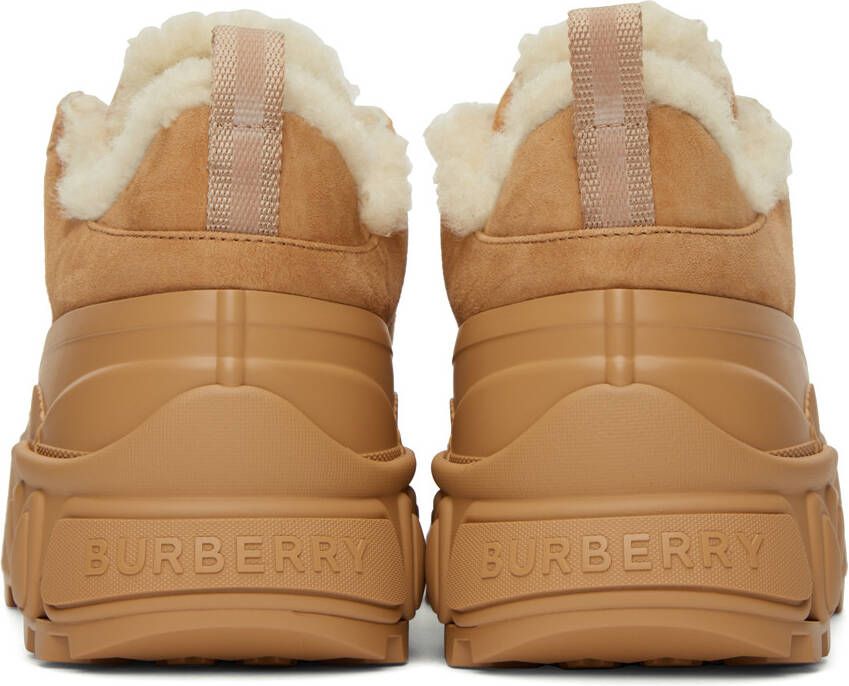 Burberry Tan Arthur Sneakers
