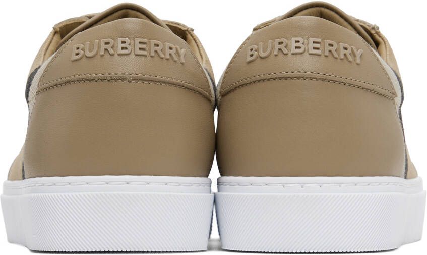 Burberry Tan House Check Sneakers
