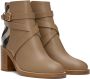 Burberry Taupe House Check Boots - Thumbnail 4