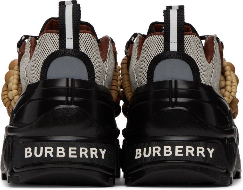Burberry White & Black Arthur Sneakers