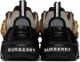 Burberry White & Black Arthur Sneakers - Thumbnail 2
