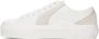 Burberry White & Gray Two-Tone Sneakers - Thumbnail 3