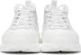 Burberry White Leather Arthur Sneakers - Thumbnail 2