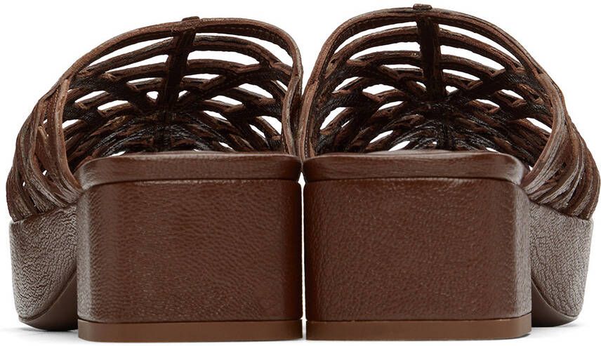 BY FAR Brown Norman Loafers