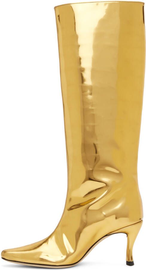 BY FAR Gold Stevie 42 Boots